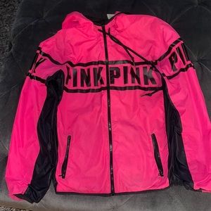 PINK windbreaker jacket